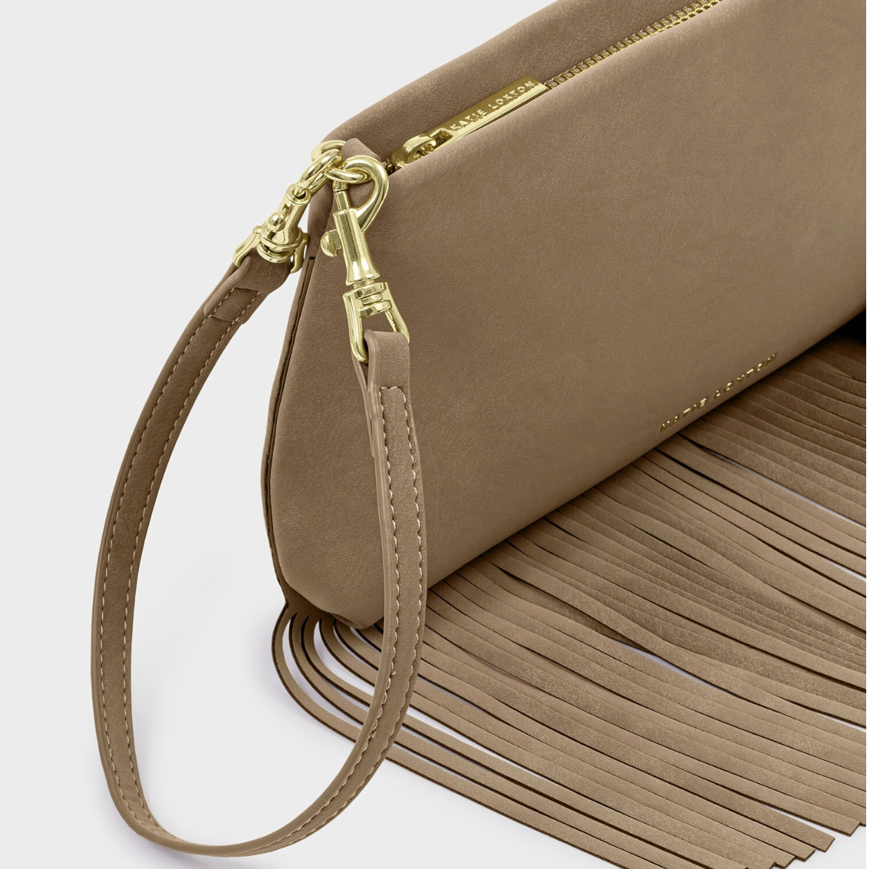 Cali Suedette Fringe Small Shoulder Bag