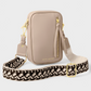 Hallie Small Crossbody Bag-Light Taupe