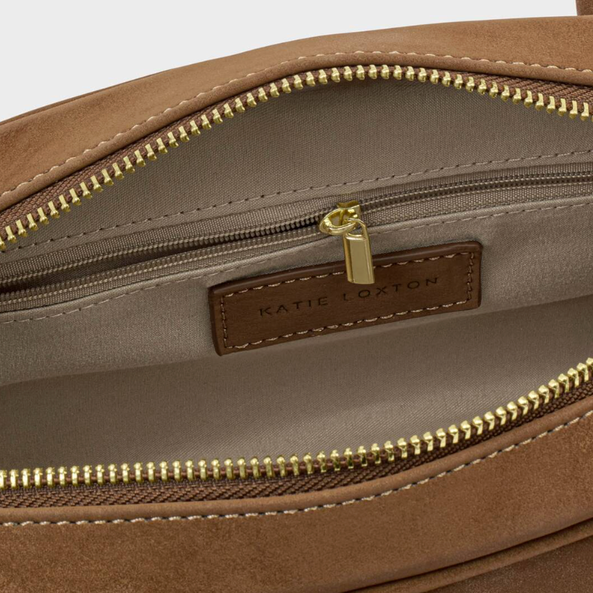 Hadley Suedette Shoulder Tote Bag