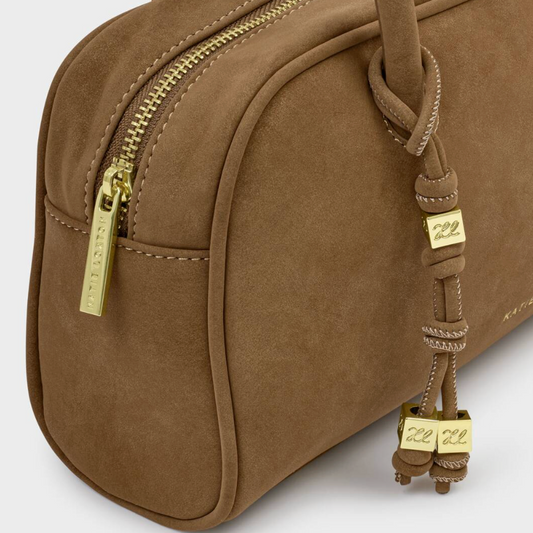 Hadley Suedette Shoulder Tote Bag