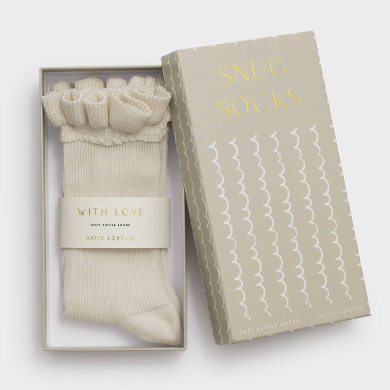 Gift Boxed Socks-Light Taupe