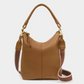 Hallie Satchel Bag-Caramel