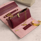 Travel Jewelry & Accessories Organizer-Cherry