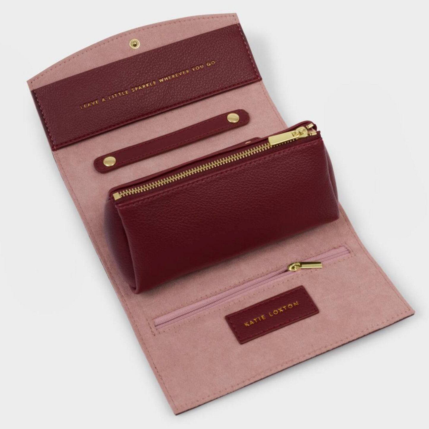 Travel Jewelry & Accessories Organizer-Cherry