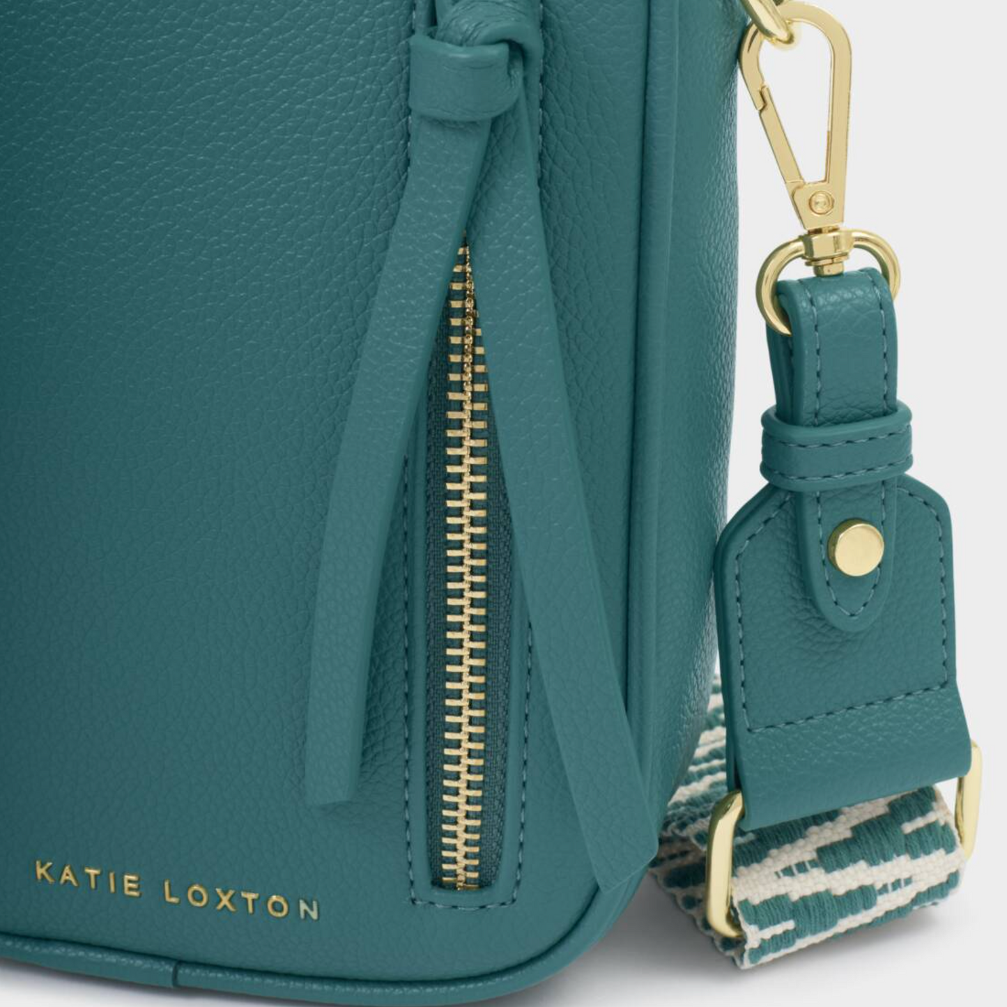 Hallie Small Crossbody-Teal