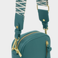 Hallie Small Crossbody-Teal