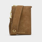 Avery Slim Quilted Suedette Crossbody Bag-Caramel
