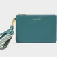 Hallie Wristlet Pouch-Teal