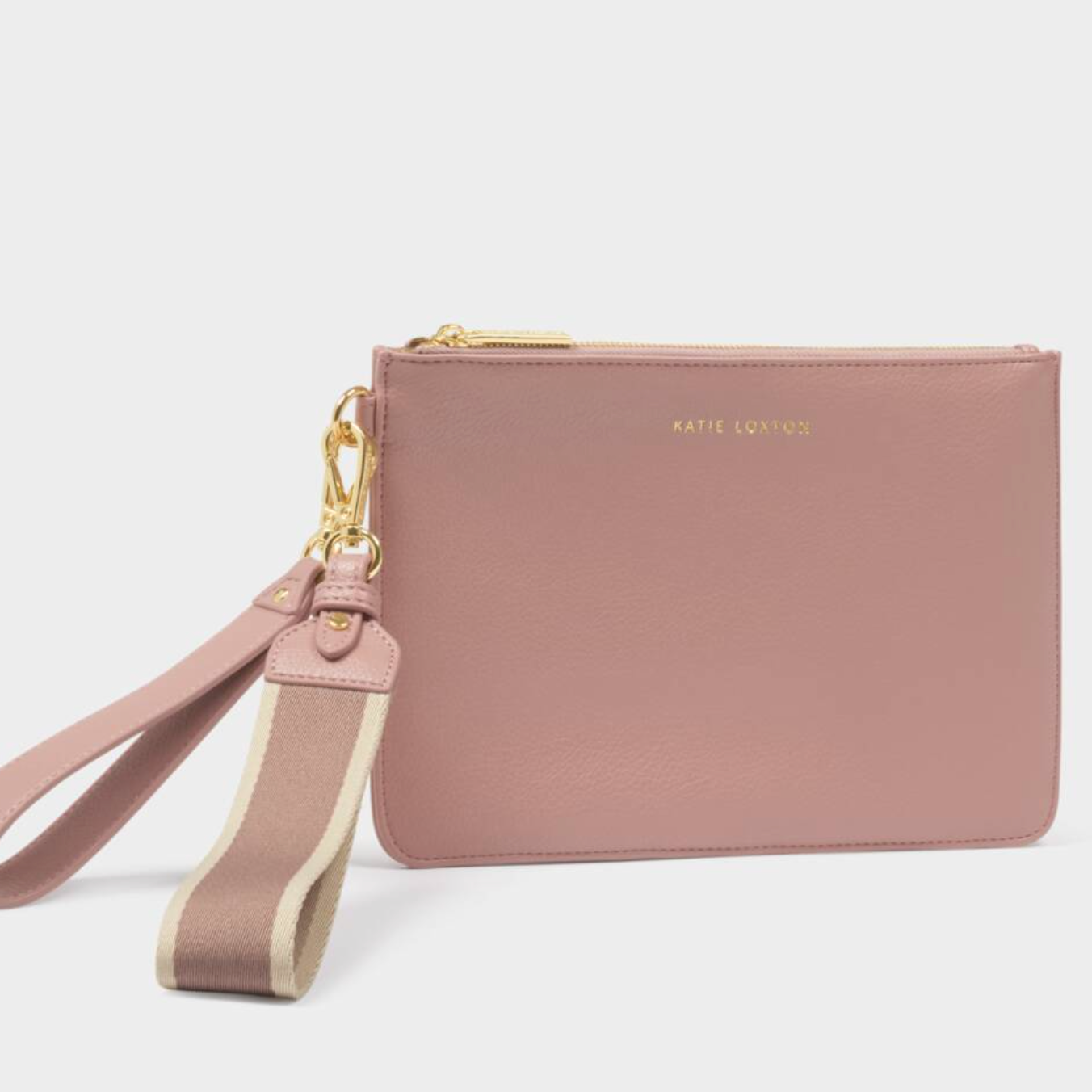 Hallie Wristlet Pouch-Heather Pink