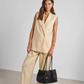 Nova Small Shoulder Tote-Black