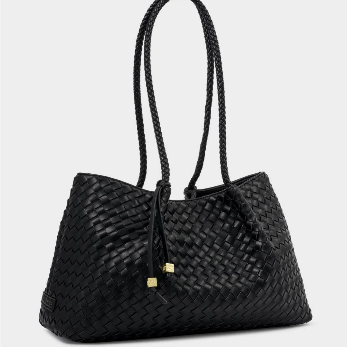 Nova Small Shoulder Tote-Black