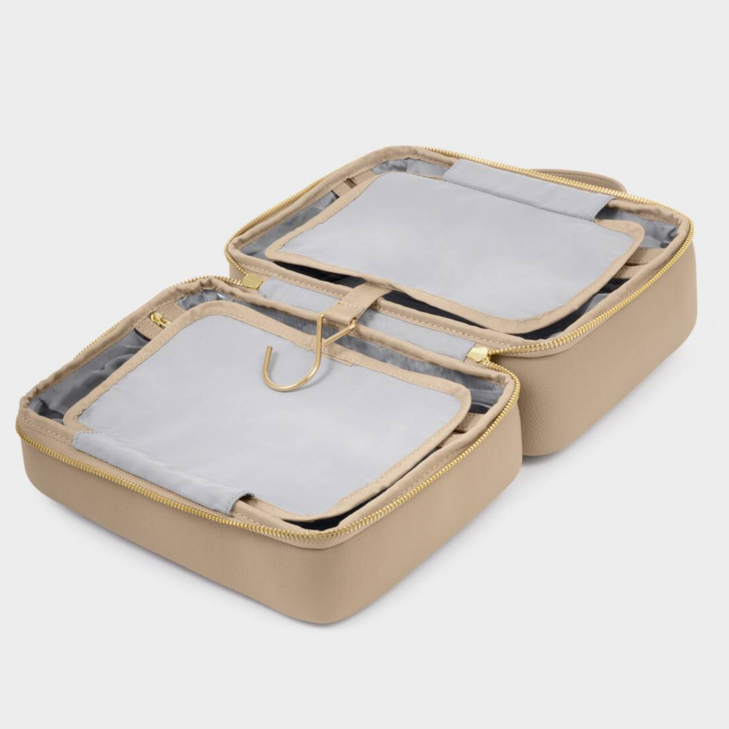 Hanging Makeup & Toiletry Bag-Light Taupe