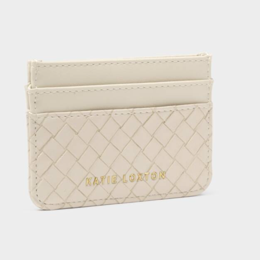 Nova Woven Texture Card Holder-Off White