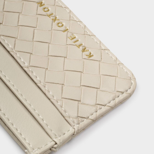 Nova Woven Texture Card Holder-Off White