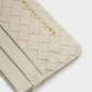 Nova Woven Texture Card Holder-Off White