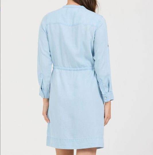 Letty Dress-Carolina Blue