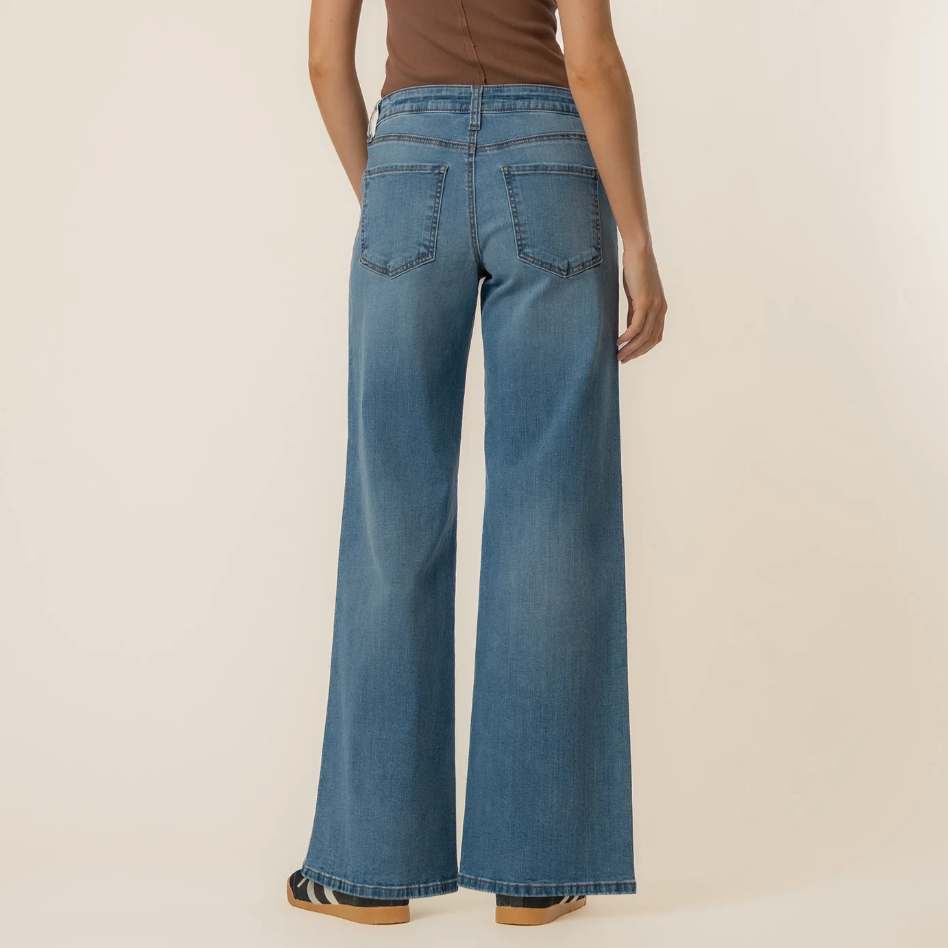 Kut Maya High Rise Tie Waist Denim