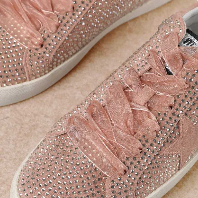 GOLDIE Taupe Sparkle Sneaker