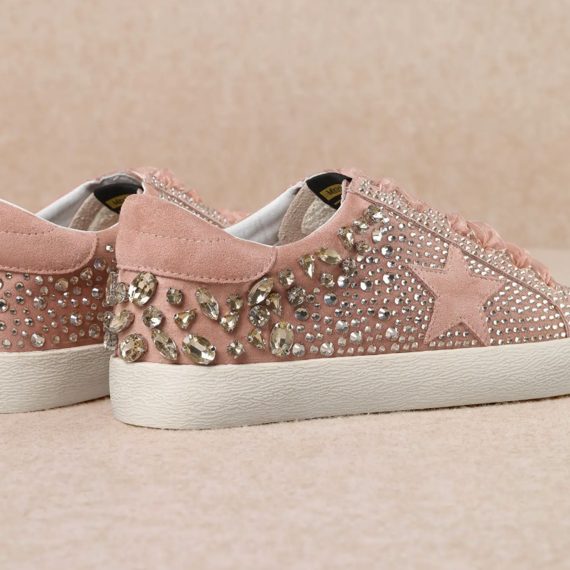 GOLDIE Taupe Sparkle Sneaker