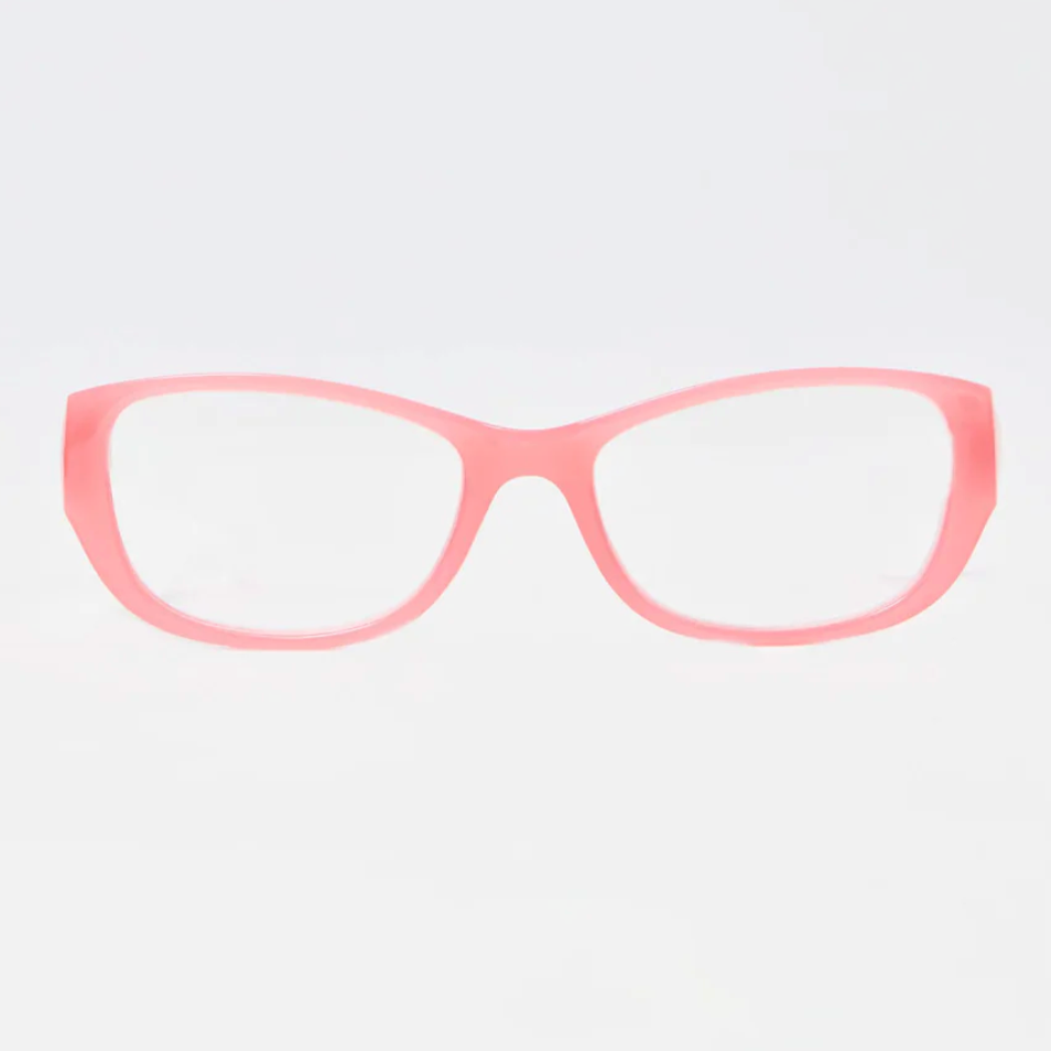 Heather Pink Colorblock Readers