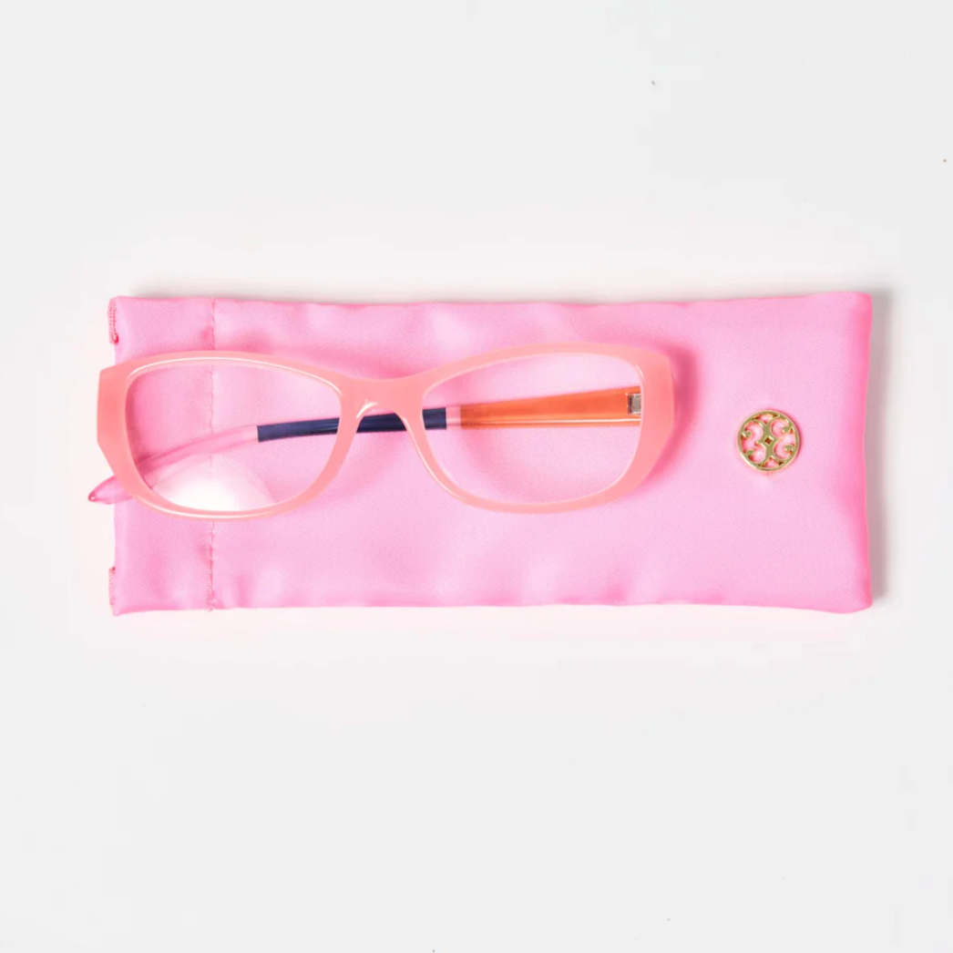 Heather Pink Colorblock Readers