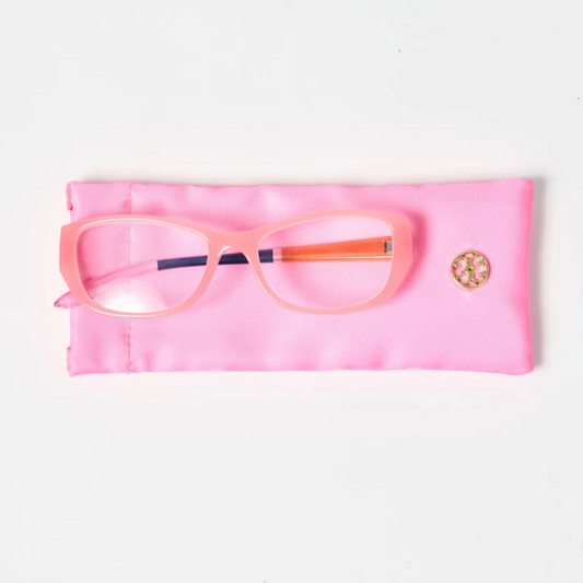 Heather Pink Colorblock Readers