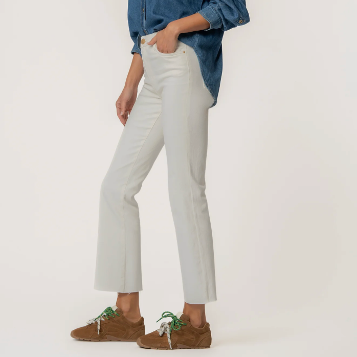 Kelsey High Rise Ankle-Ecru