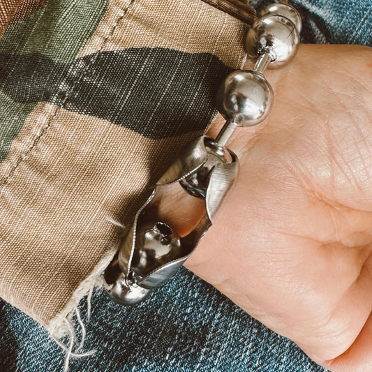 Extra large bead bracelet
