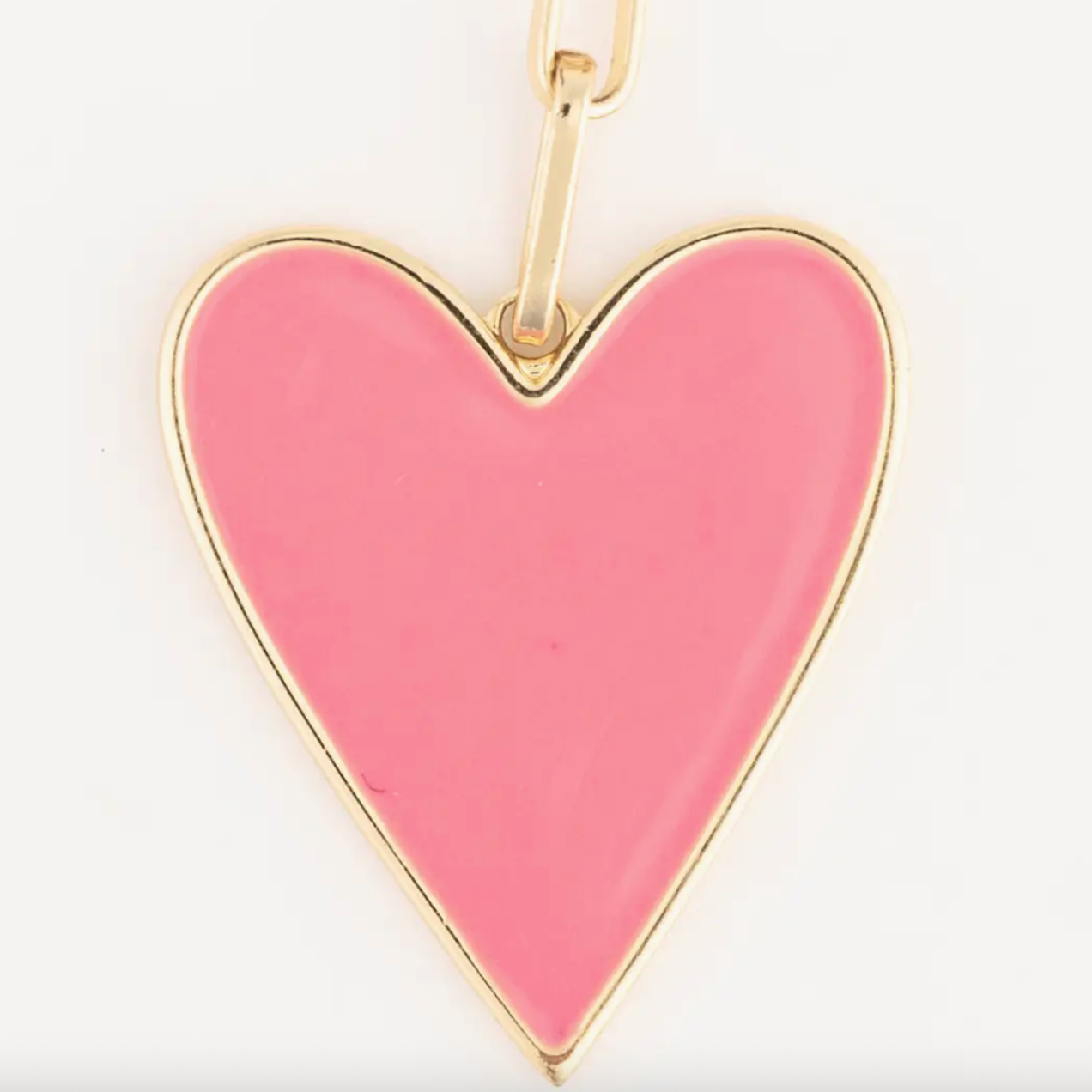Bag Charm Enamel Heart