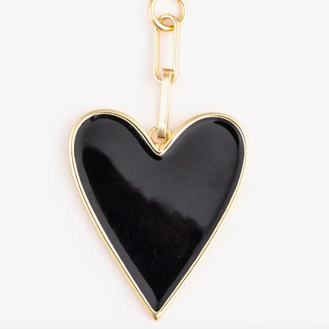 Bag Charm Enamel Heart
