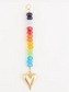 Bag Charm Beaded Tassel