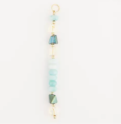 Bag Charm Beaded Tassel