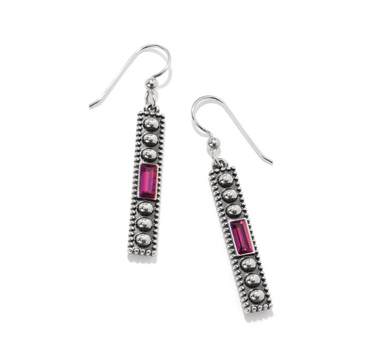 Pretty Tough Gem French Wire Earrings
