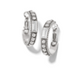 Pretty Tough Gem Hoop Earrings