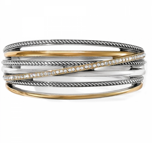 Neptune's Rings Hinged Bangle
