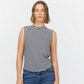 ZO Top B+W Stripe