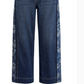 Stride Wide Leg W/ Jacquard Blocking