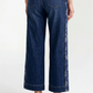 Stride Wide Leg W/ Jacquard Blocking