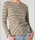 Long Sleeve Boat Neck Knit
