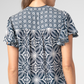 Flutter Sleeve Button Front Knit Top