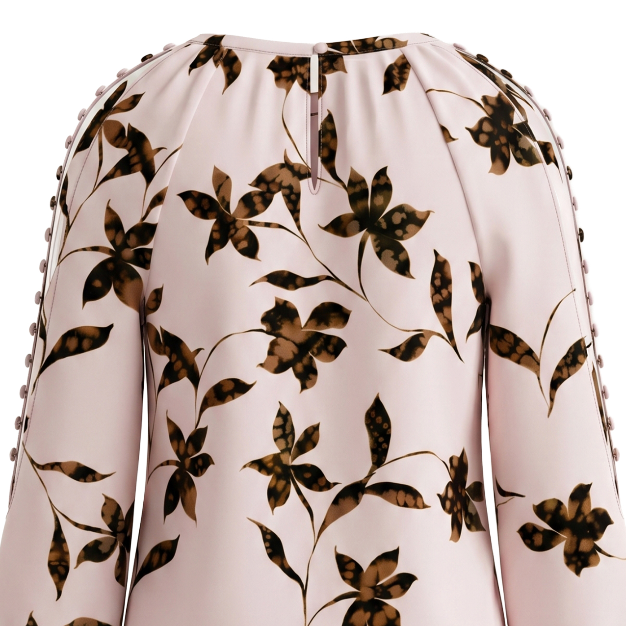 Long Sleeve Woven Blouse