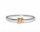 Interlok Single Knot Two Tone Hinged Bangle