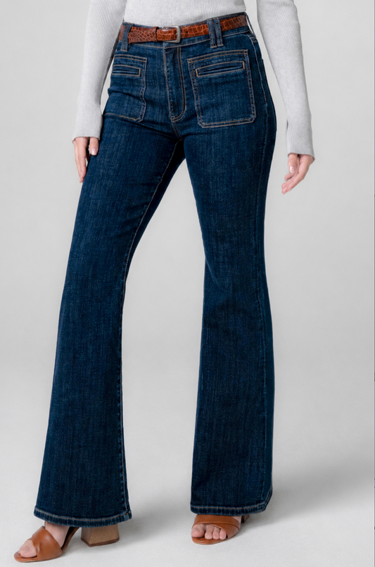 Hannah Flare w/ Vtg Patch Pockets 28' Ins