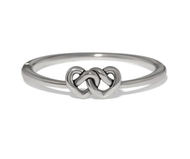 Interlok Linked Hearts Hinged Bangle