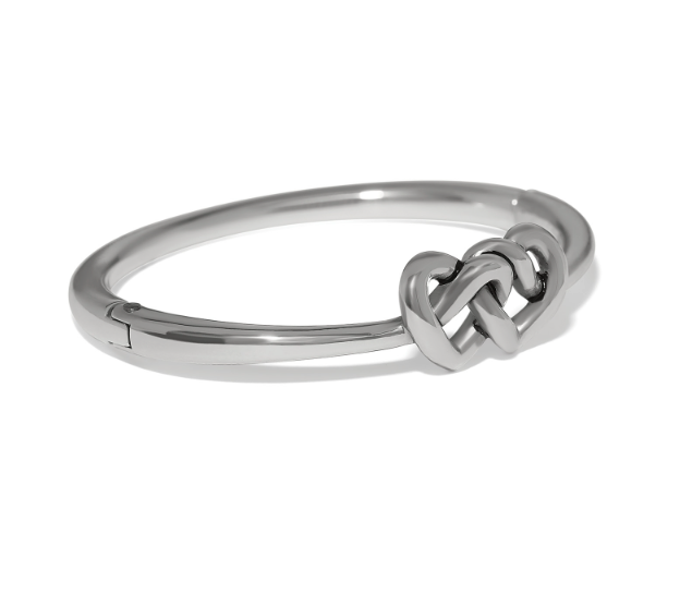Interlok Linked Hearts Hinged Bangle
