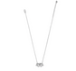 Interlok Linked Hearts Necklace-Silver