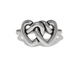 Interlok Linked Hearts Ring