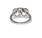 Interlok Linked Hearts Ring