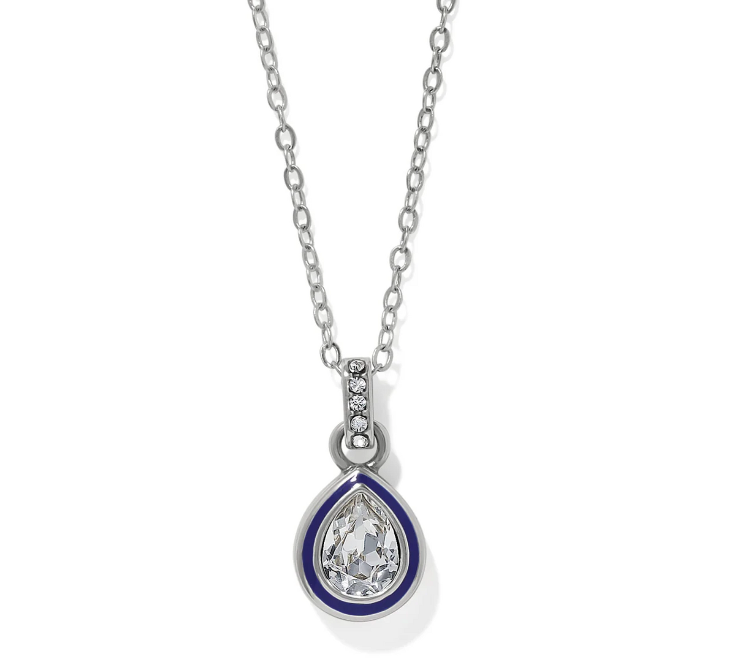 Halo Gemma Petite Teardrop Necklace
