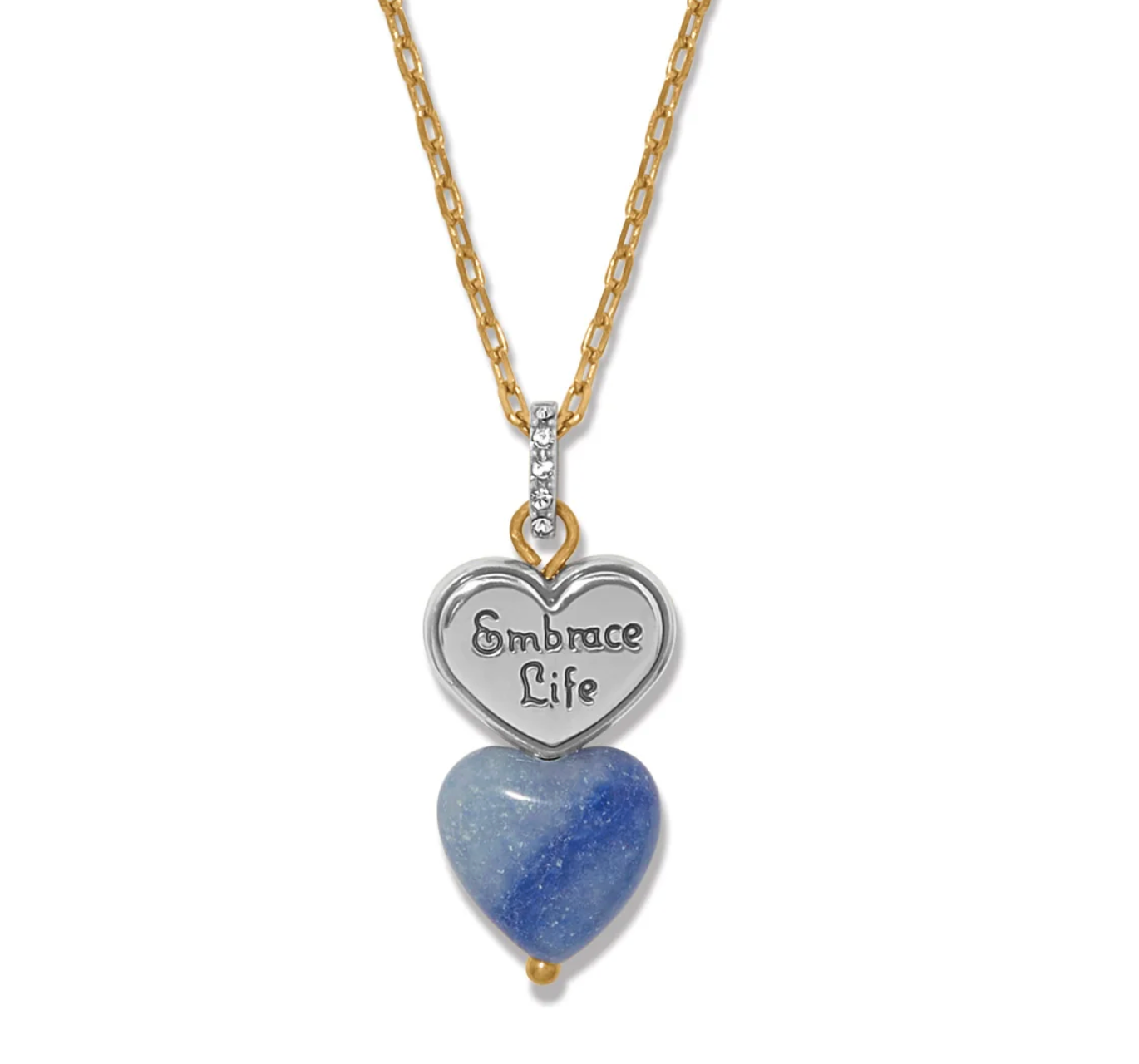 One Heart Duo Heart Petite Necklace